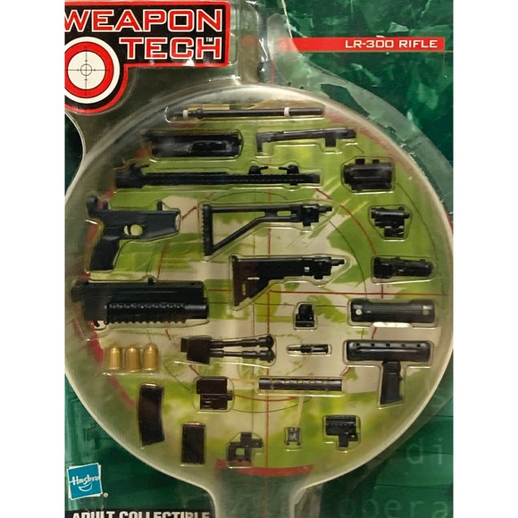 G.I. Joe Weapon Tech LR-300 Rifle Build Your Own Die-Cast Weapons Accessory 2002 - Picture 3 of 13